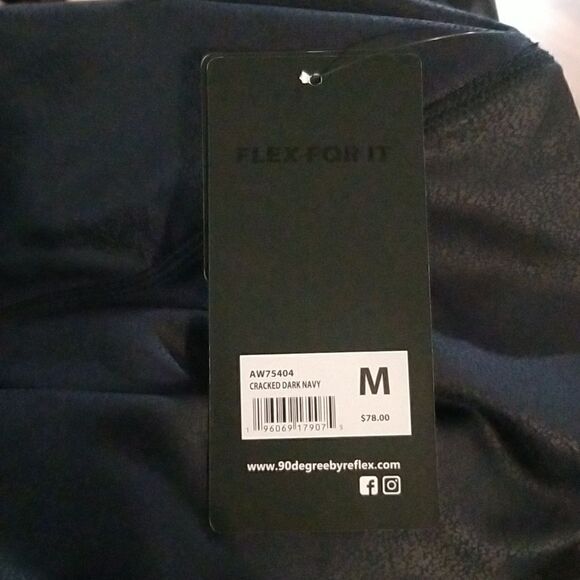 90 Degree by Reflex Leggings Medium new with tags black - Picture 10 of 10